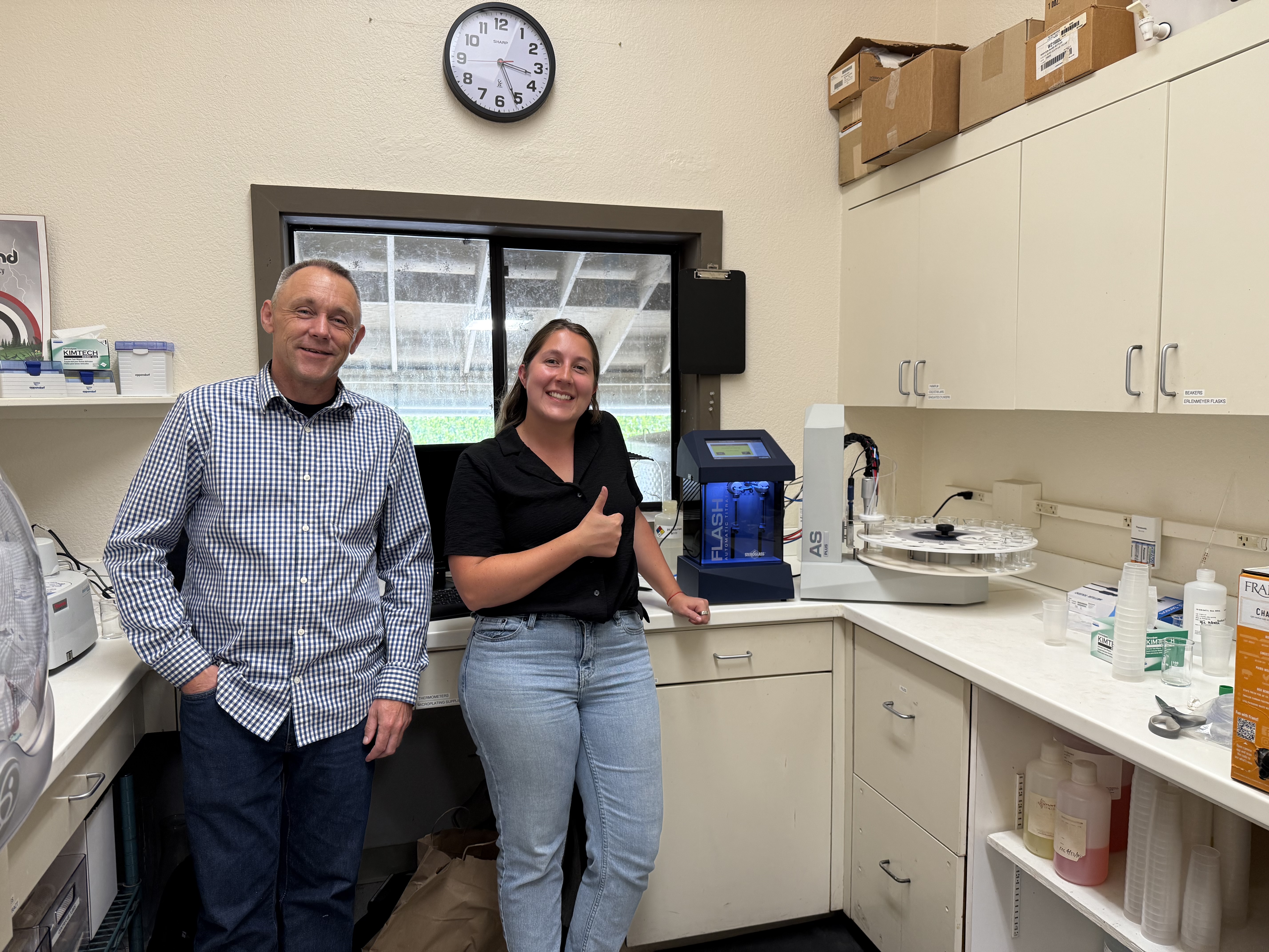 Quality control harvest-ready in Napa at Pine Ridge Vineyards with Admeo