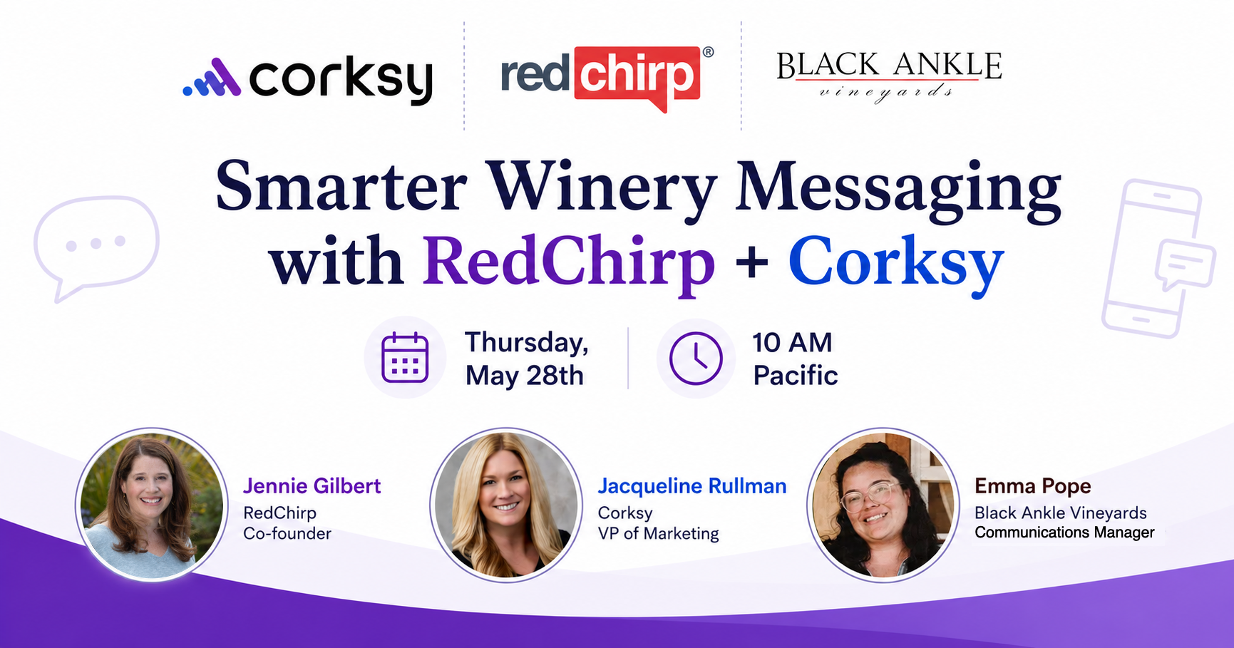 Smarter Winery Messaging with RedChirp + Corksy