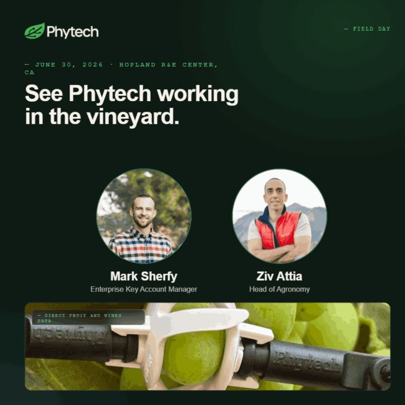 UC ANR Connect Field Day: Agtech for Vineyard Management