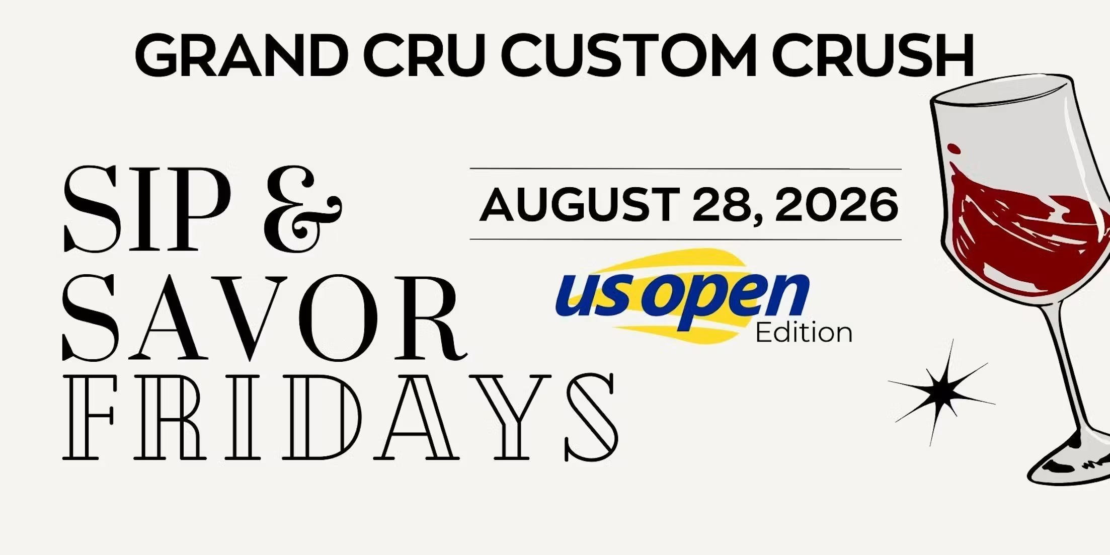 Sip & Savor Fridays: US Open Edition