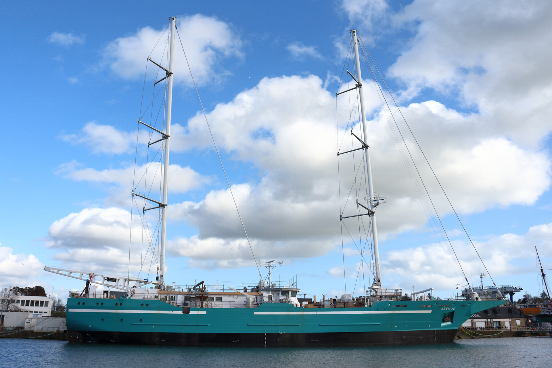 TOWT Sailing Cargo Ship Anemos