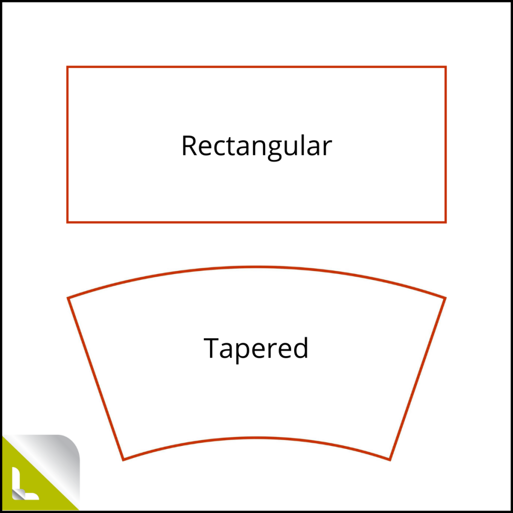 Tapered Label Example