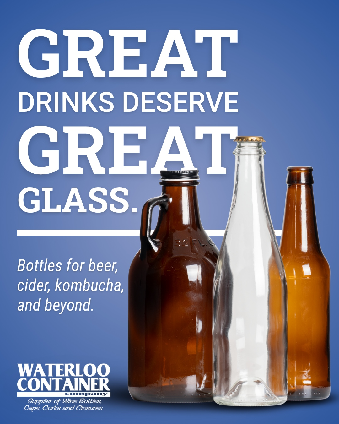 Great drinks deserve great glass.