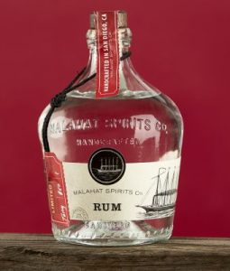 tapered spirits bottle